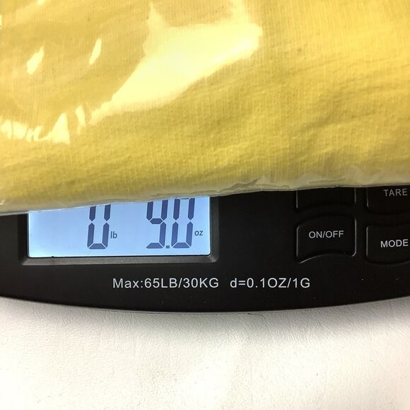 Artisans The Art of Apparel 3/4 Sleeve Top Women's L Cape May Ruched Side Yellow - Picture 14 of 14